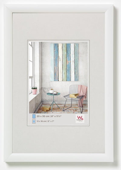 Walther trendstyle - Kunststoffrahmen - Fotogröße 15x20 cm - weiß