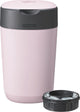 Tommee Tippee Twist Click Windelbehälter – für bis zu 33 Windeln – 1 Nachfüllkassette – Rosa