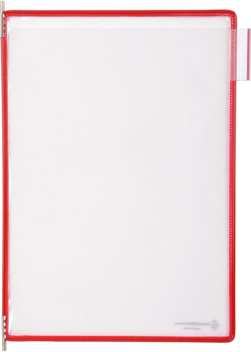 Tarifold Display-Tarifold-Tasche T-Display rot