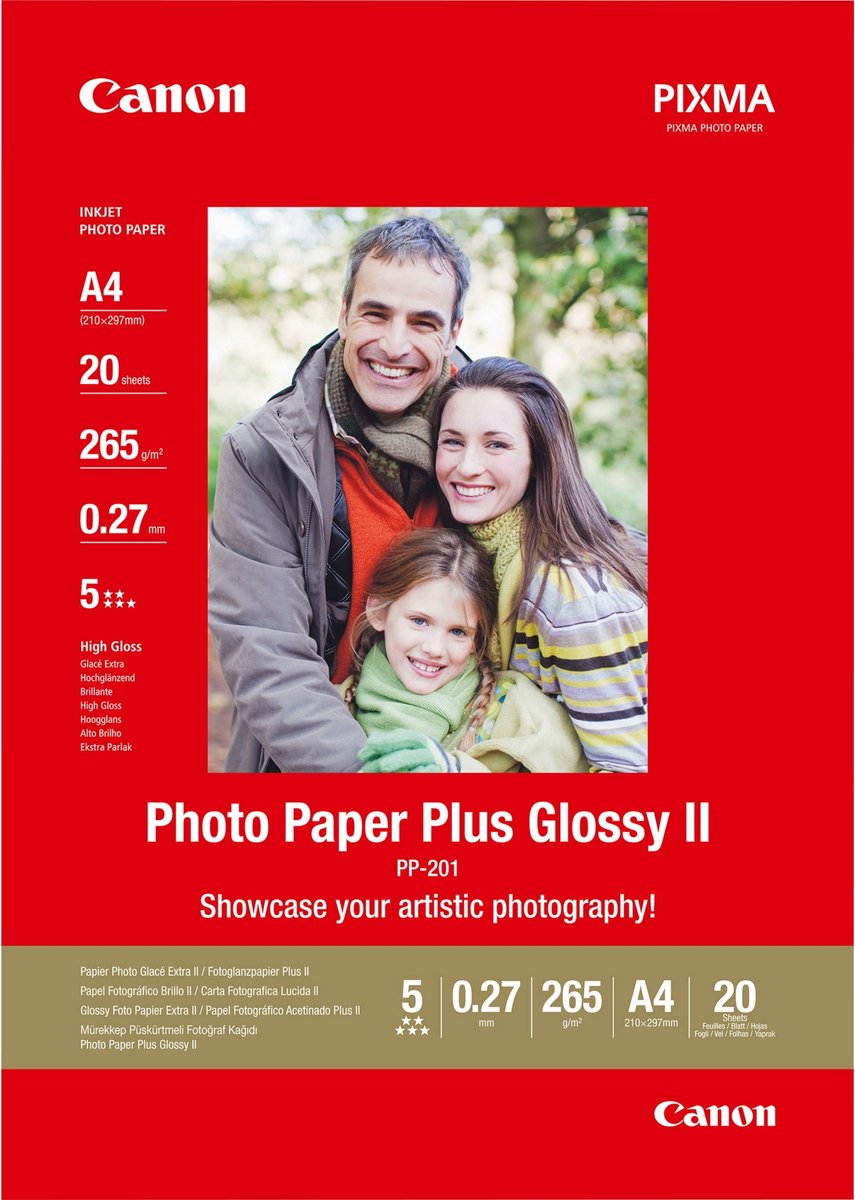 Canon PP-201 – Fotopapier A4 20 Blatt