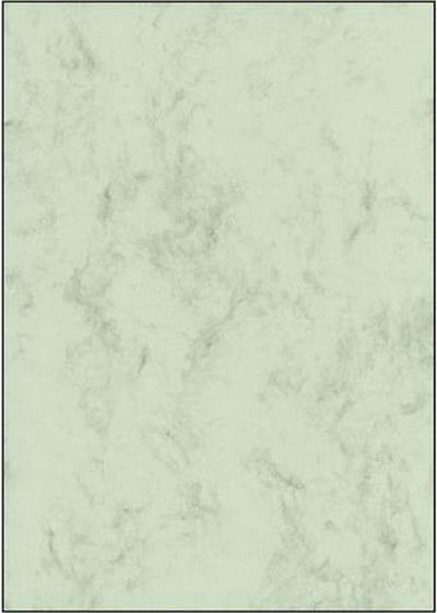 Sigel Designpapier – A4 – Marmorgrün – 200 Gramm – 50 Blatt – Si-DP552