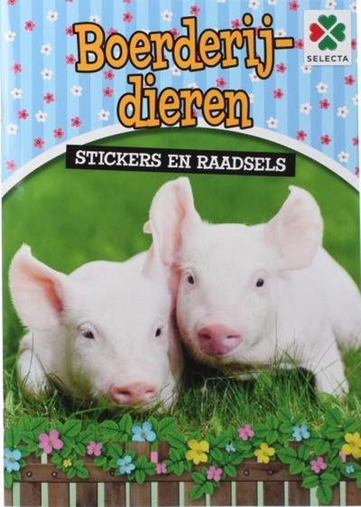 Selecta Aktivitätsbuch mit Aufklebern für Bauernhoftiere