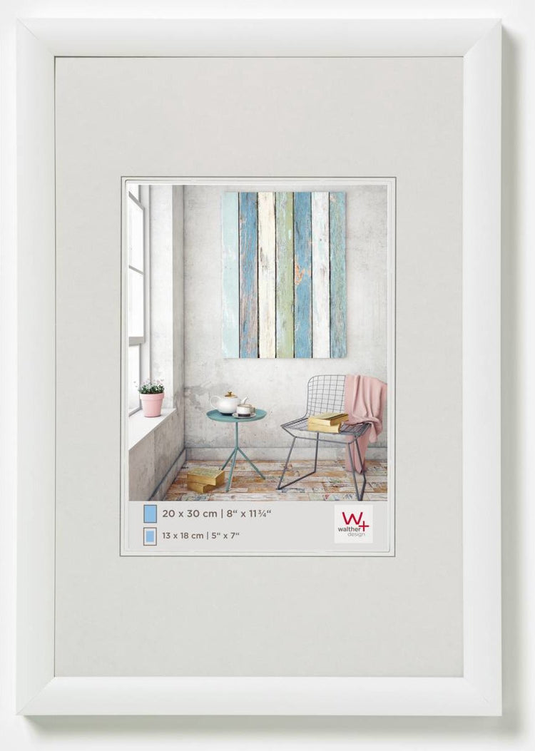 Walther trendstyle - Kunststoffrahmen - Fotogröße 30x40 cm - weiß