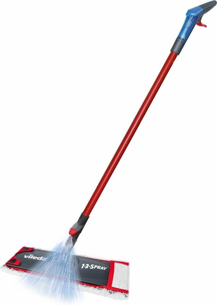 Vileda 1.2. Spray Spray Mop - Mikrofasermopp mit Sprühsystem - für alle Bodenarten geeignet