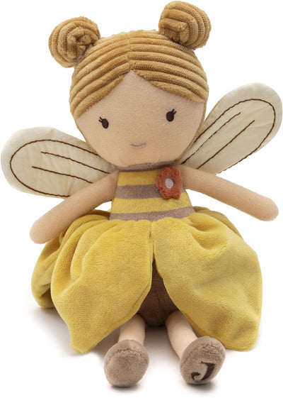 Jollein Kuscheltierpuppe – Bienenlilie – weicher Stoff – Biene