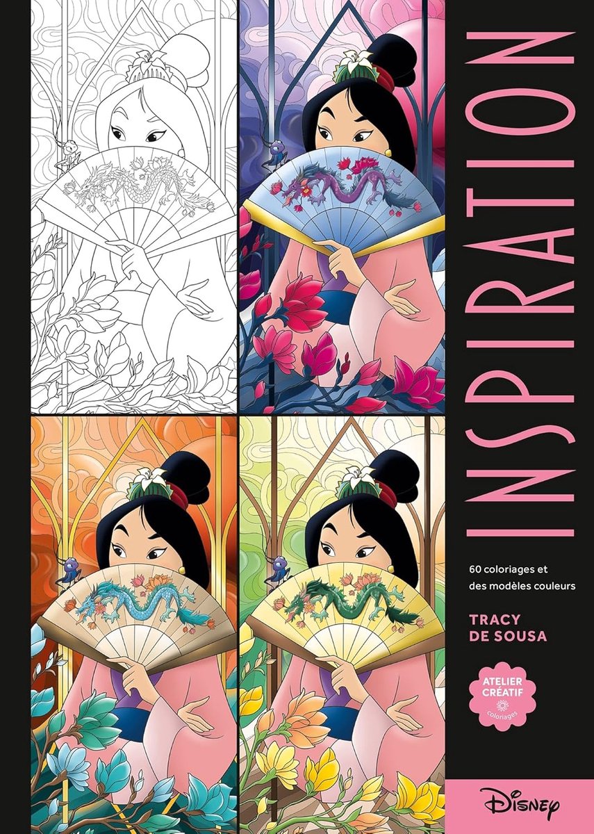 Hachette-Helden-Inspirationen – Disney – Malbuch für Erwachsene und Kinder