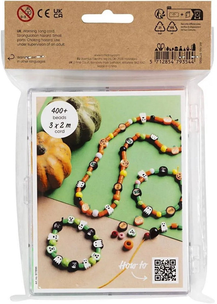 Creativ Company Kreativbox Schmuck, Halloween, Halloweenfarben, 1 Box