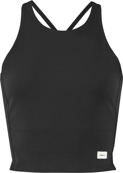 Craft Collective kurzes Singlet mit Damen-Sportshirt – Schwarz