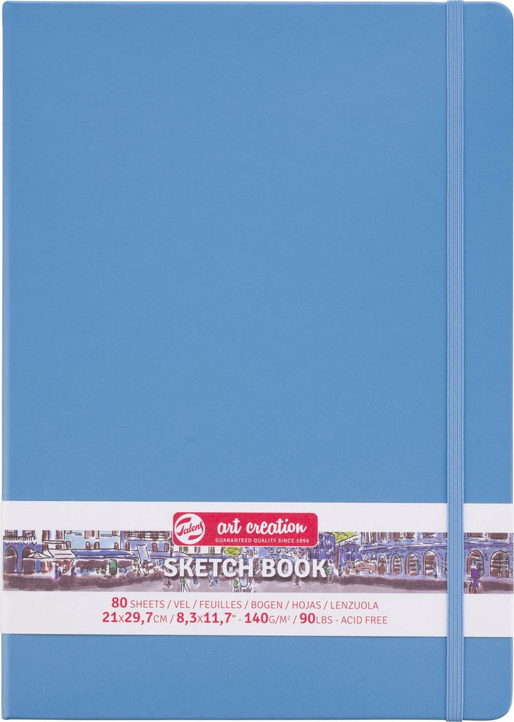 Talens Art Creation Skizzenbuch blau 21 x 29,7 cm 140 g 80 Blatt