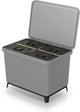 Prosperplast - Keden Systema Abfallbehälter - 4x10l - Grau