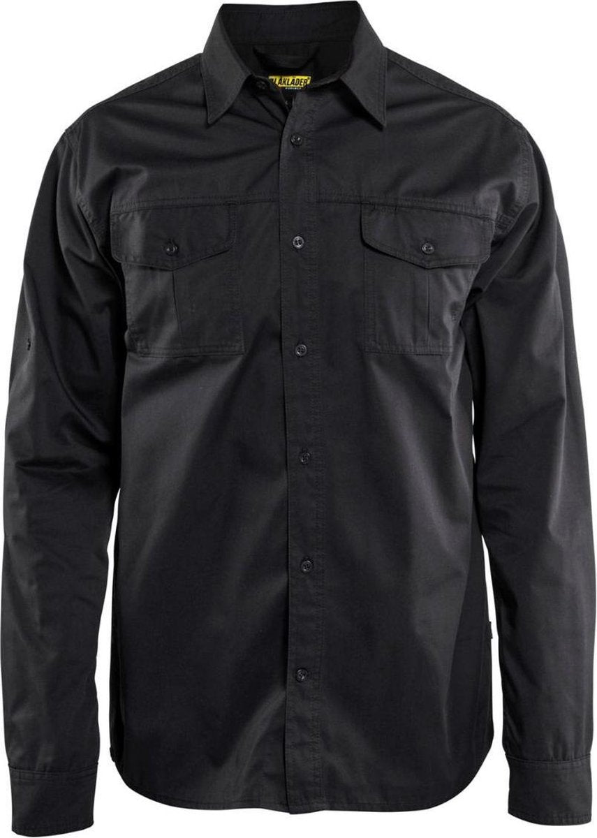 Blåkläder Blaklader 3298 Arbeitshemd Twill schwarz