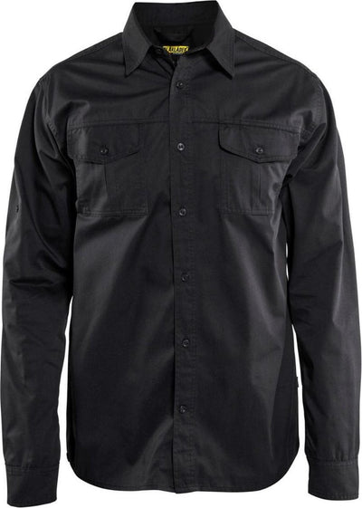Blåkläder Blaklader 3298 Arbeitshemd Twill schwarz