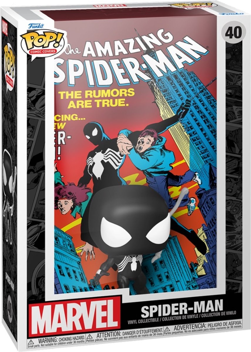 Funko-Pop-Comic-Cover: Marvel – erstaunlicher Spider-Man-Pop #40
