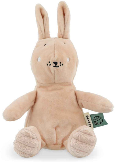 Trixie umarmt Frau. Hase – 0m+ – schön als Geburtsgeschenk – recycelter Stoff