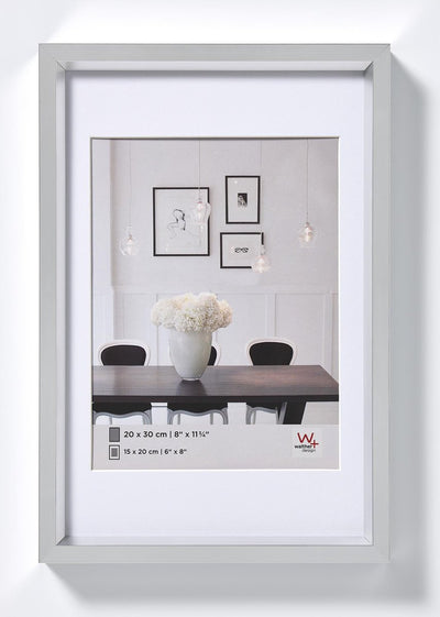 Walther Steel Style - Kunststoffrahmen - Fotogröße 20x30 cm - Silber