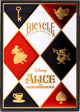 Bicycle Disney – Alice im Wunderland – Premium-Spielkarten – Poker – Kreativ – Sammlerstück