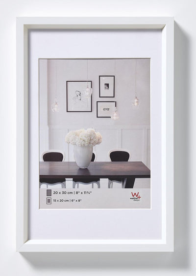 Walther Steel Style - Kunststoffrahmen - Fotogröße 20x30 cm - Weiß