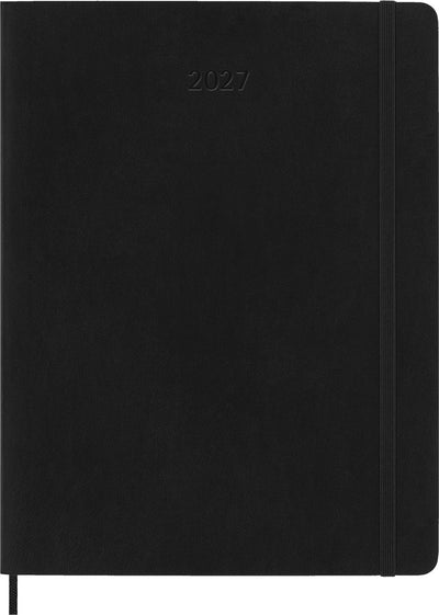 Moleskine 12-Monats-Tagebuch – 2027 – monatlich – XL – Softcover – Schwarz