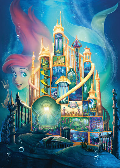 Ravensburger Puzzle Disney Curles - Ariel, 1000st.
