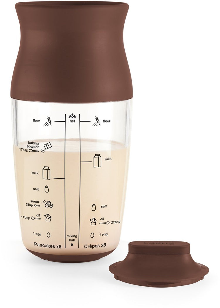 Lékué Teigstreuer für Pfannkuchen – braun