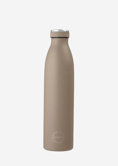 Aya ida aya ida - Trinkflasche - Thermoskanne - Trinkflasche - Wasserflasche - to go - 750ml - staubbraun neu!