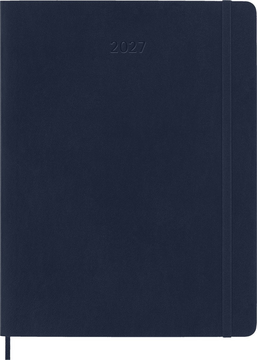 Moleskine 12-Monats-Tagebuch – 2027 – wöchentlich – XL – Softcover – Saphirblau