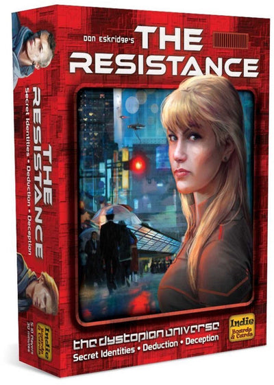 Indie-Brettkarten The Resistance – Englisches Kartenspiel