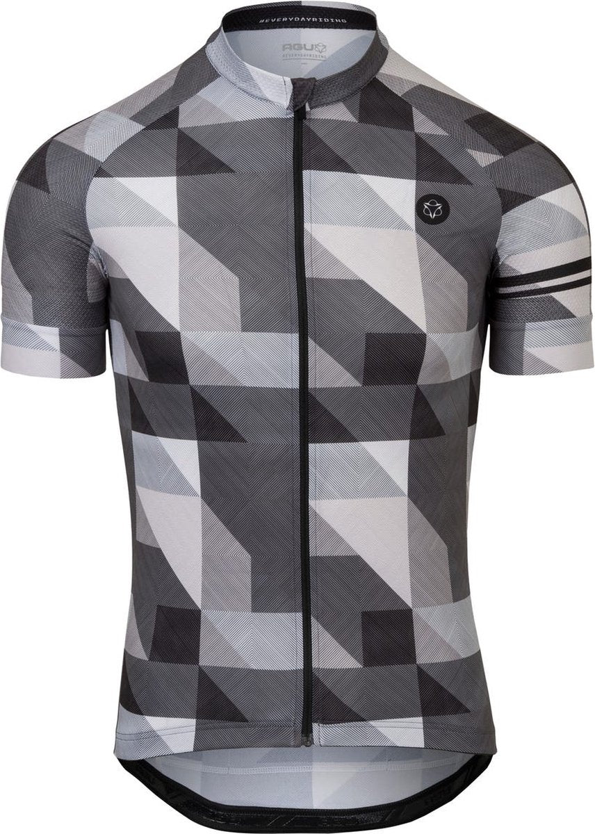 Agu Triangle Stripe Fahrradshirt Essential Herren - Schwarz - S