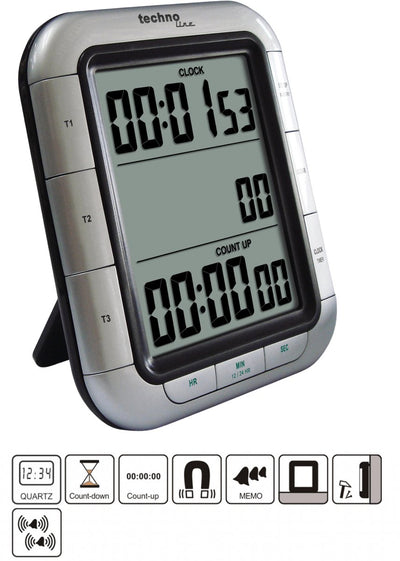 Technoline Küchentimer - 3 Timer gleichzeitig -