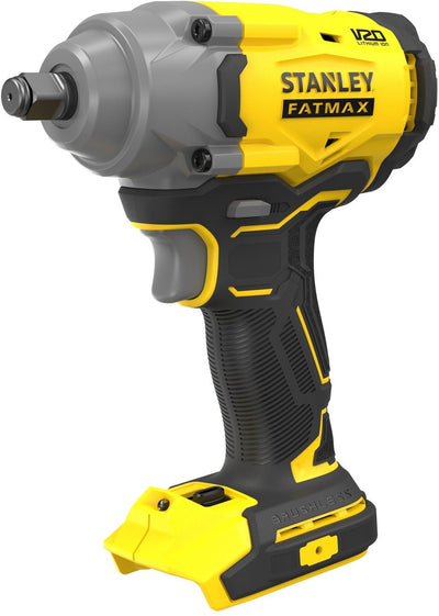 Stanley Fatmax V20 18V bürstenloser Schlagschrauber mit 1 2 Reibringanschluss (ohne Akku und Ladegerät) SFMCF920B-XJ