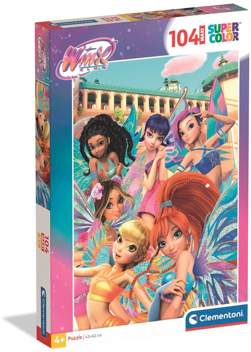 Clementoni - Puzzle - 104 Teile - Winx Club - Kinderpuzzle ab 4 Jahren