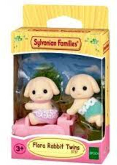 Sylvanian Family 5737 Zwillingsblumen-Hase – 2 samtweiche Spielfiguren
