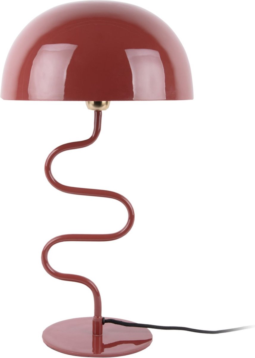 Leitmotiv Tischleuchte Twist - rot - 31x31x54cm - modern