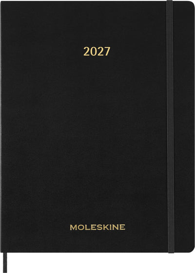 Moleskine 15-Monats-Agenda – 2027 – unverzichtbarer Planer – wöchentlich – vertikal – XXL – Schwarz
