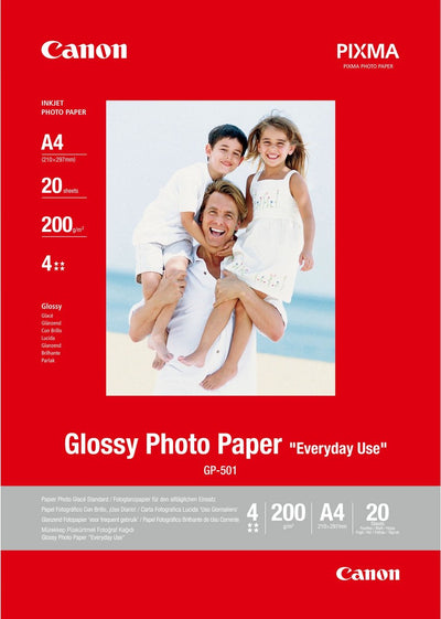 Canon Hochglanz-Fotopapier GP-501 (20 Blatt)