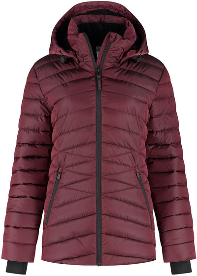 Kjelvik Yvon Damen-Outdoorjacke – Burgunderrot
