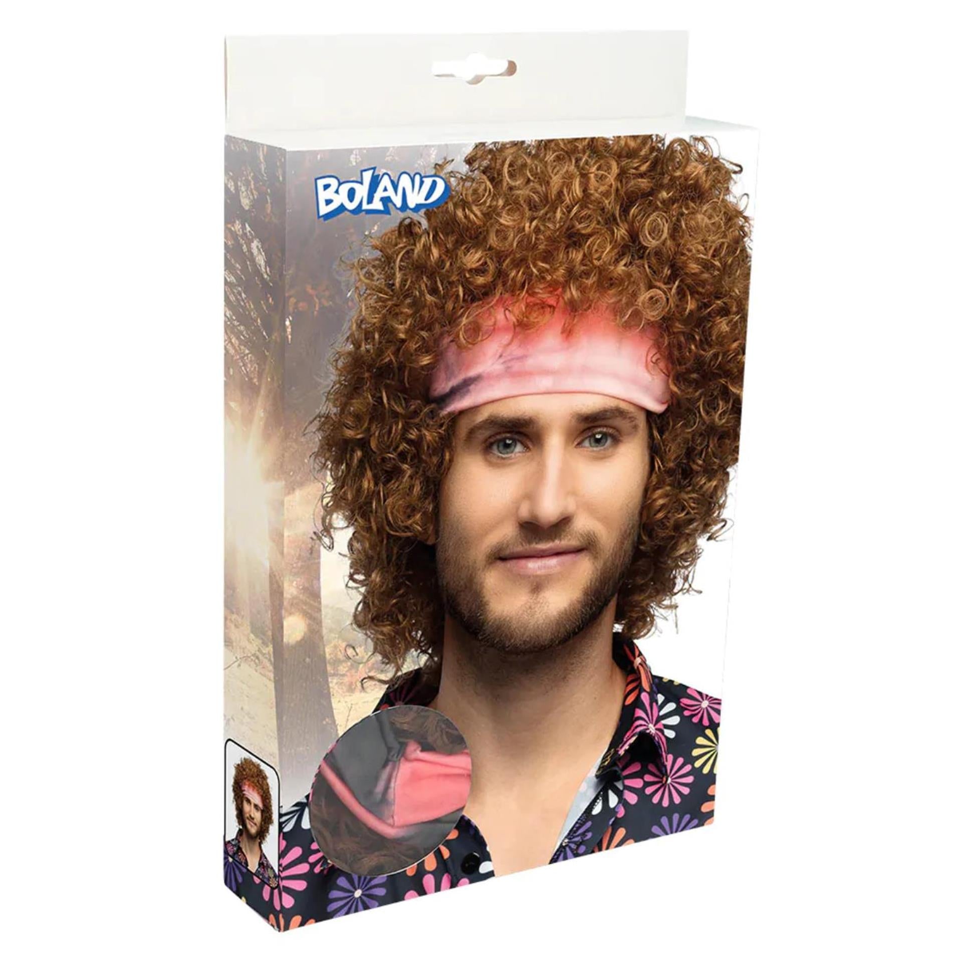 Boland Perücke Hippie Groove mit Haarband
