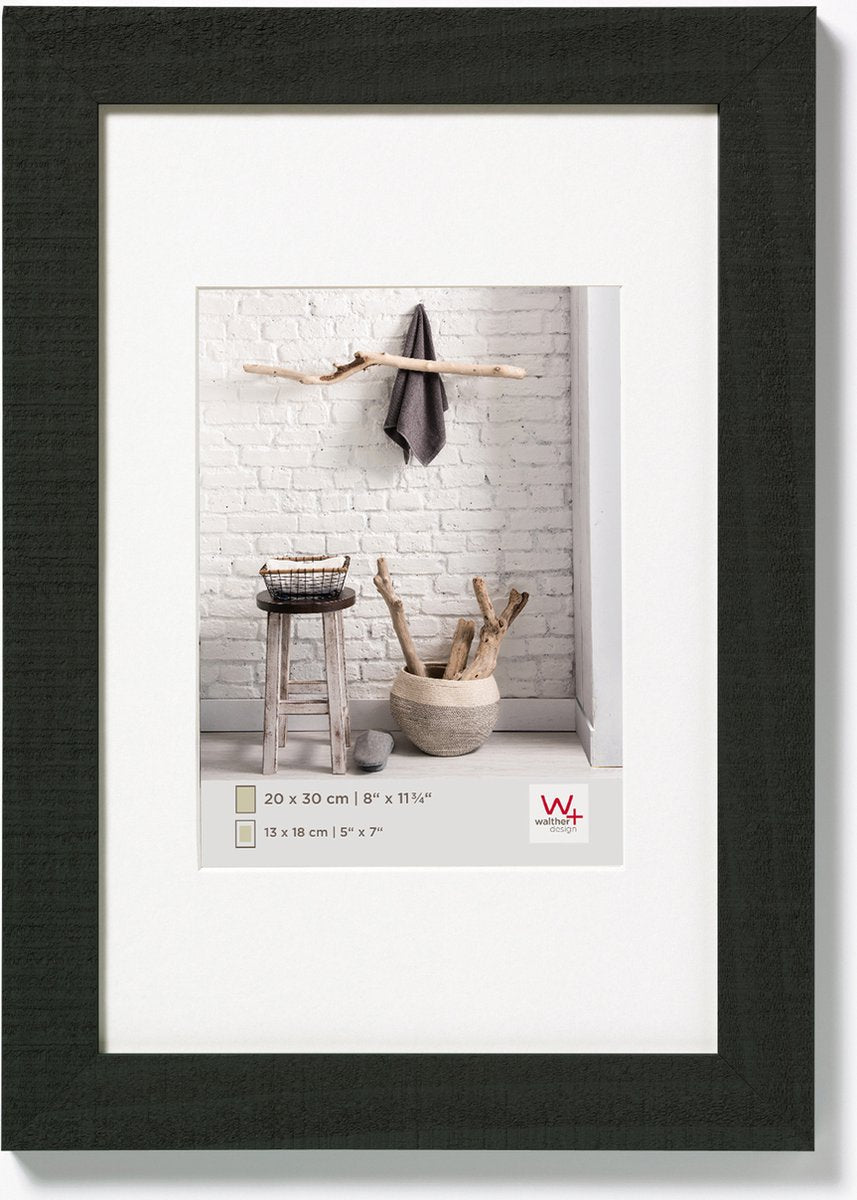 Walther Home - Holzrahmen - Fotogröße 24x30 cm - Schwarz