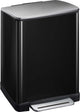 Eko Eko Pedal Bin E-Cube 28 l+18 l Mattzwart