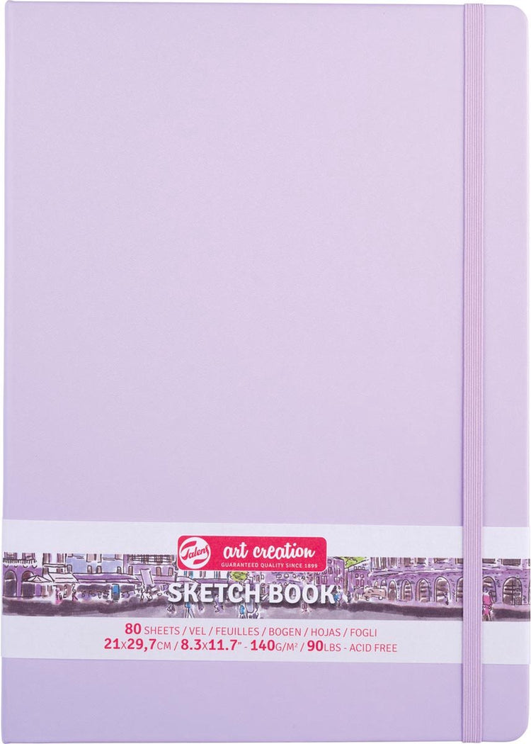 Talens Art Creation Skizzenblock 21 x 29,7 cm – 80 Blatt – Violett