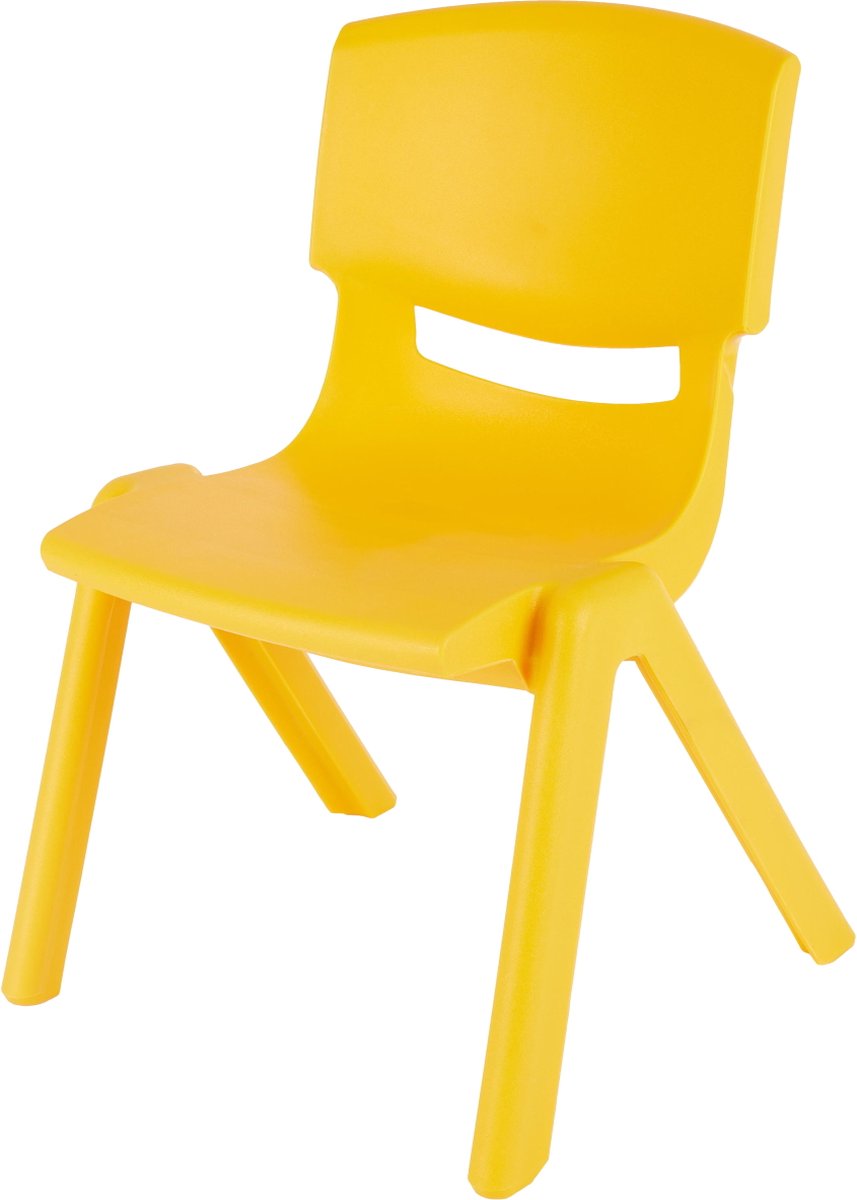 Bieco gelber Kindersitz aus Kunststoff 04000001