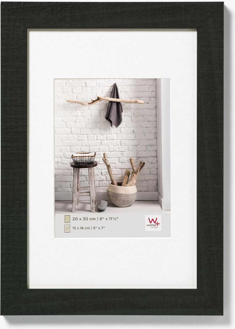 Walther Home - Holzrahmen - Fotogröße 18x24 cm - Schwarz