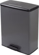CHREVER CHREVER PEDAL BIN Deco Rechteckige 65 l Kühlung Grau