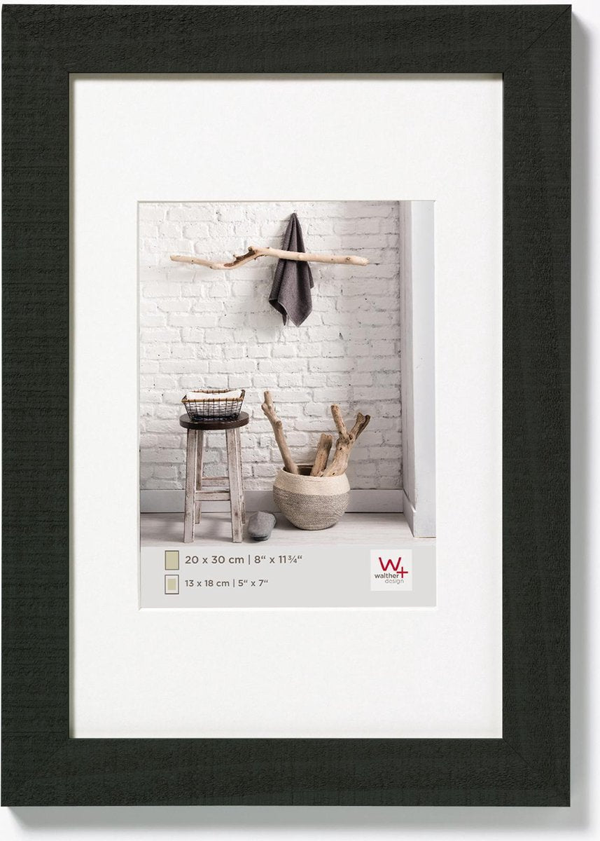 Walther Home - Holzrahmen - Fotogröße 20 x 30 cm - Schwarz
