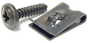 Bofix -Plattenschraube Set 4.8x19 für Roller (25 Teile)