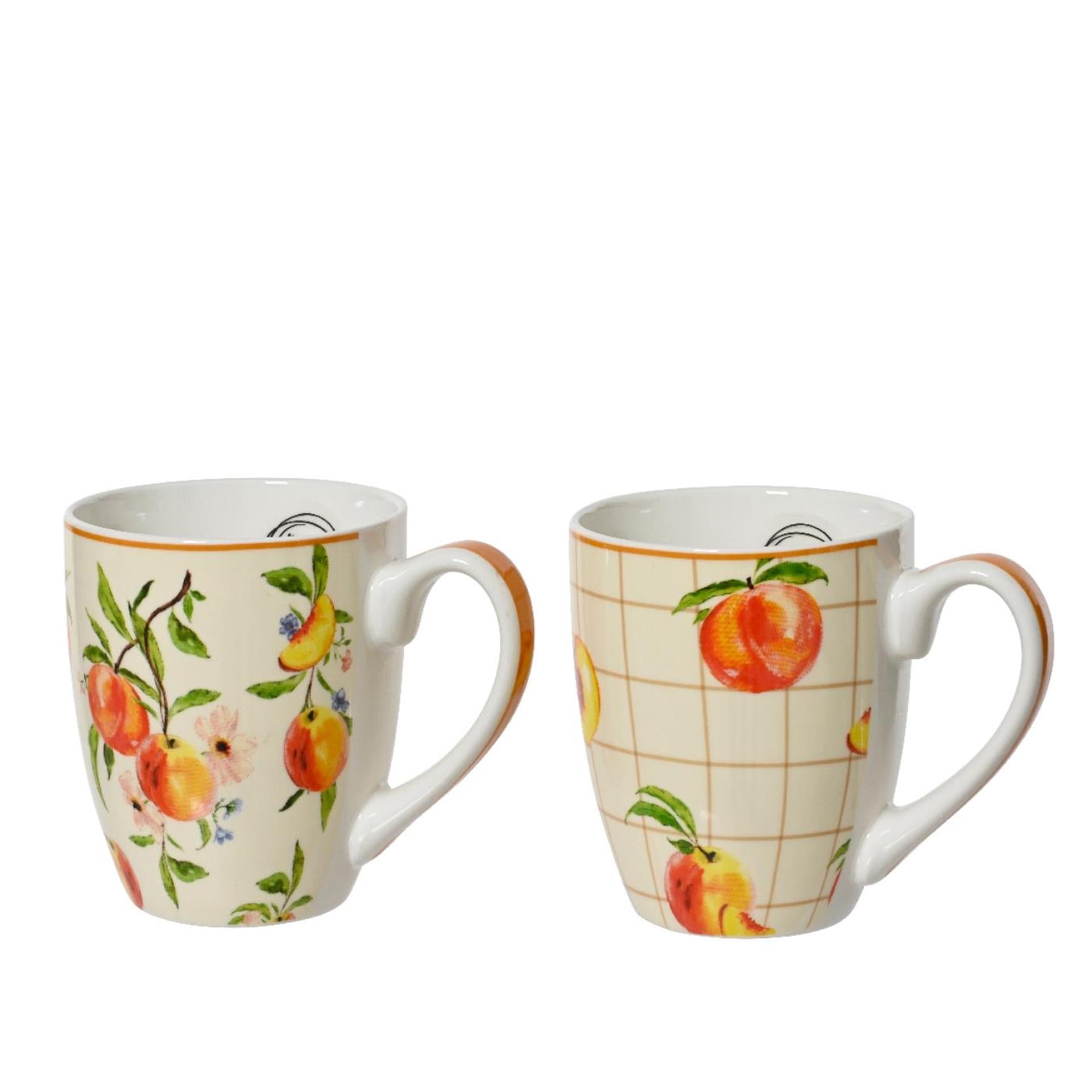 Decoris Porzellanbecher 400 ml pfirsich