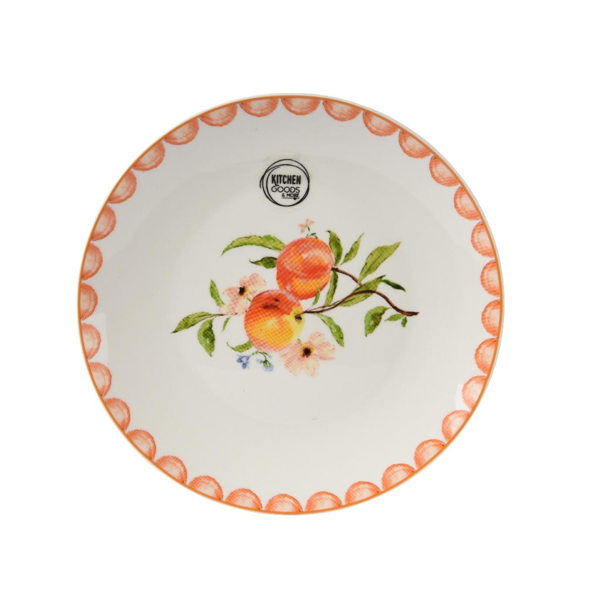 Decoris Frühstücksteller Pfirsichporzellan ø20cm
