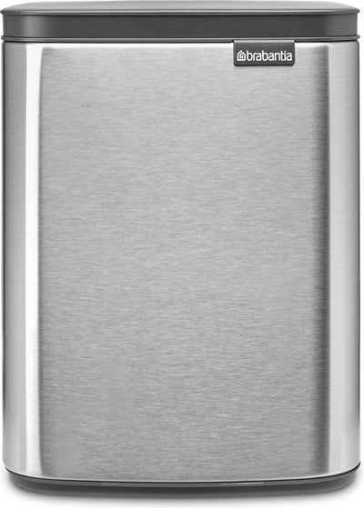 Brabantia bo Abfalleimer, 7L - Matt Steel Fingerabdruck Proof