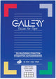 Galerie 100 Blatt Etiketten 105 x 74 mm
