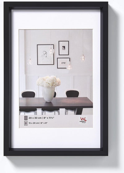 Walther Steel Style - Kunststoffrahmen - Fotogröße 40x50 cm - Schwarz